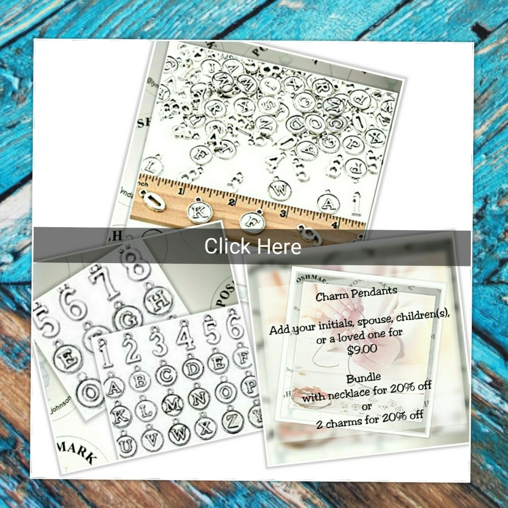 Inspirational Sentiments Charm Pendants